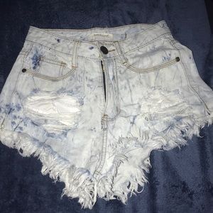 jean shorts